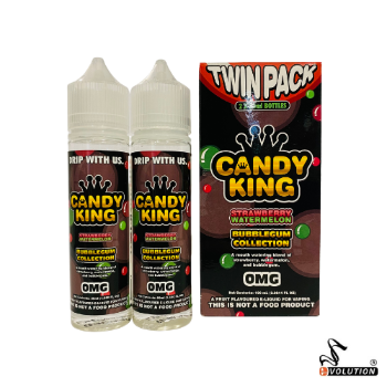 Candy King Bubblegum Twin Pack (100ml Total) (6984330543262)