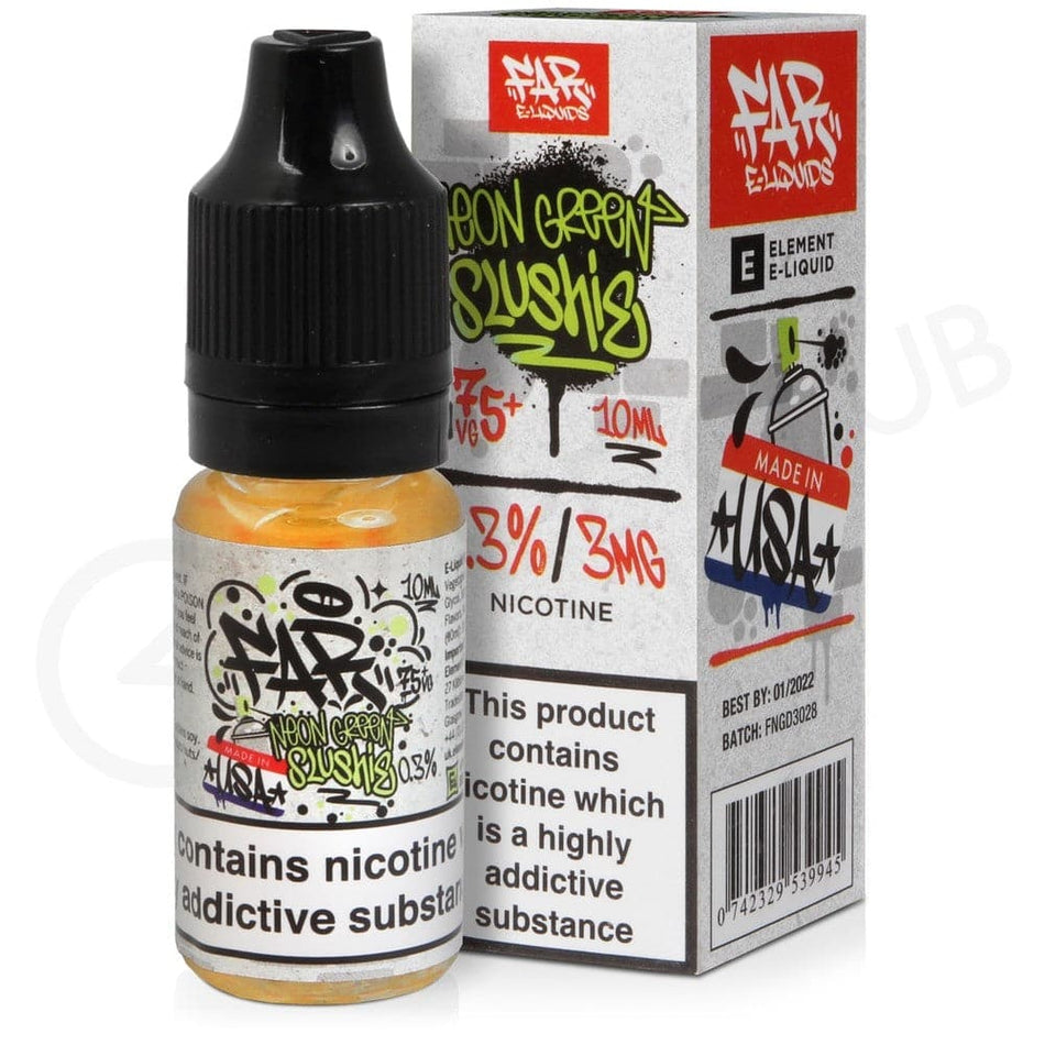 Far Neon Green Slush 3mg 80/20